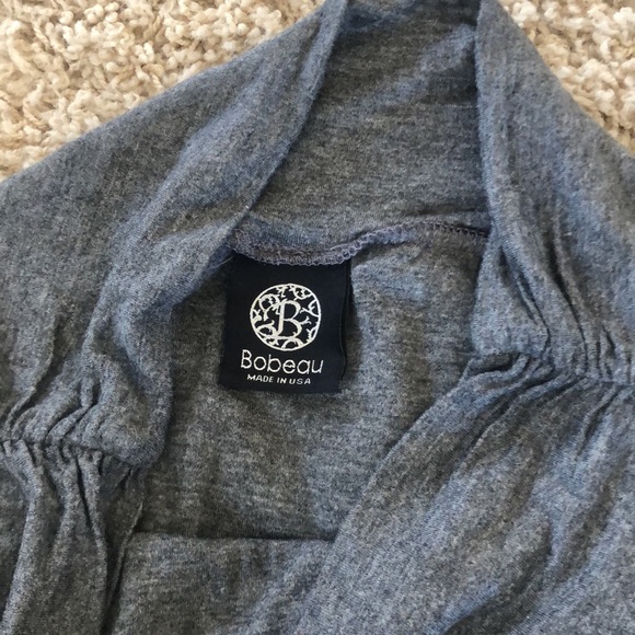 Bobeau gray jersey pencil skirt - Picture 4 of 5